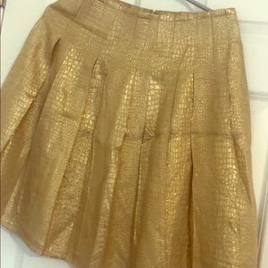 Bebe Gold Skirt